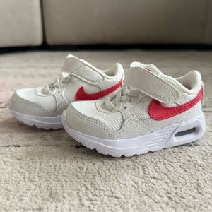 NIKE Air Max SC Toddler Size 5C Summit White/Track Red-White